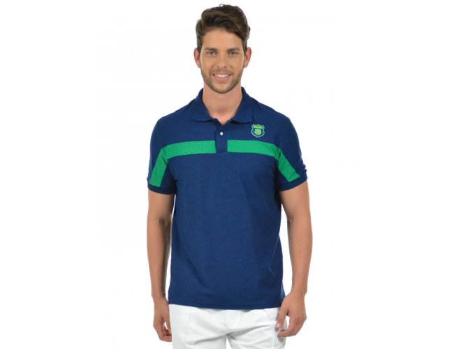 Camisa Polo em Flame Polister e Algodo Personalizada